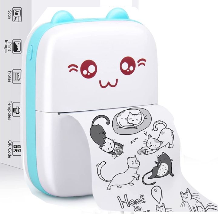 Pocket Inkless Mini Printer - Thermal Portable Bluetooth Wireless Mini Printer (C9
