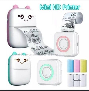 Pocket Inkless Mini Printer - Thermal Portable Bluetooth Wireless Mini Printer (C9