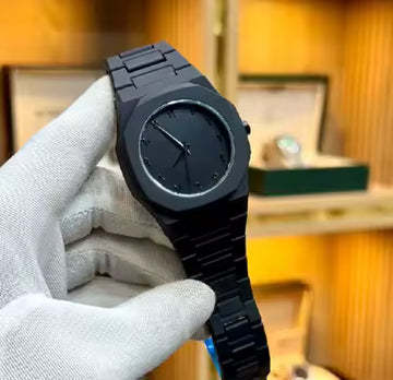 Black Aura Watch | Black Arabic Ora Watch For Men- Luxury Arabic Calligraphy Design Watch for Boys - New 2026 Modern Fashion Trend