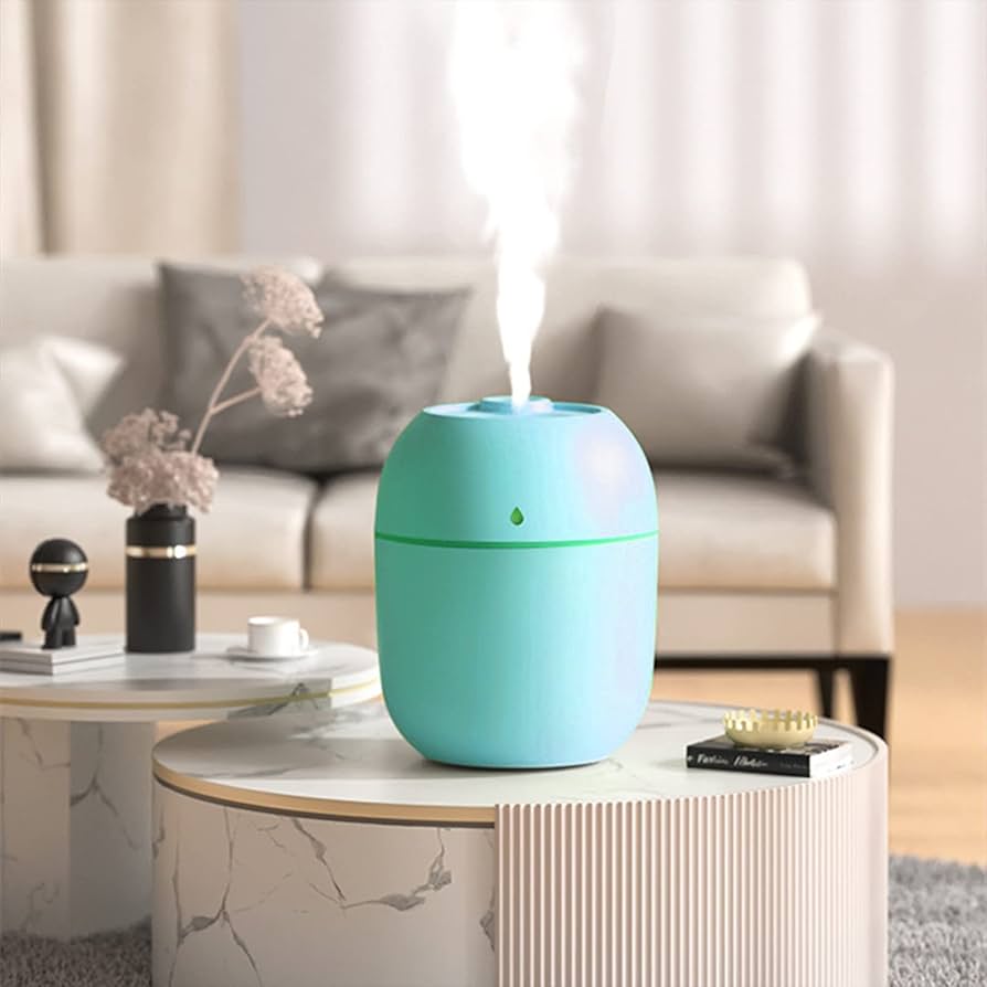 Portable Mini Air Humidifier USB Desktop Humidifier for Car Bedroom Air Diffuser Fogger Mist Maker Sprayer with LED Night Lamp Ratings 93