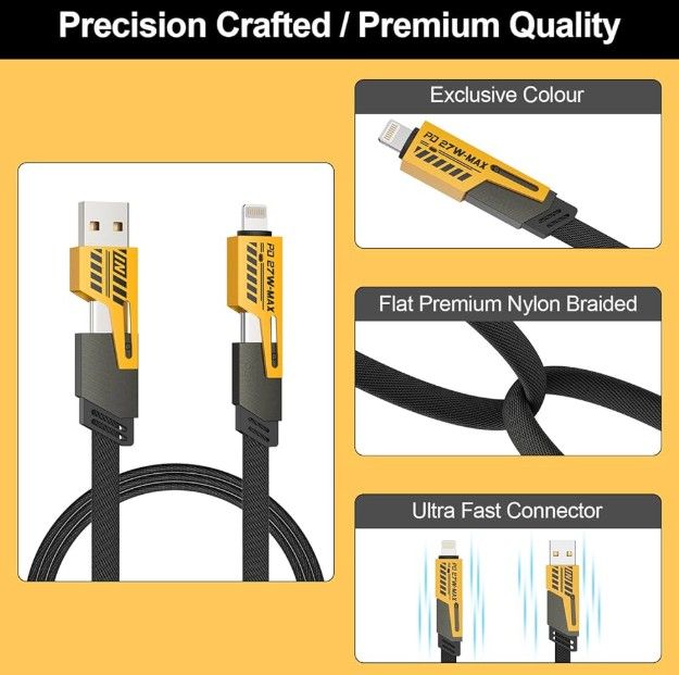 4-in-1 USB PD Fast Charging Cable