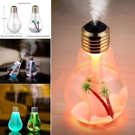 Bulb Essential Oil Humidifier Ultrasonic Diffuser